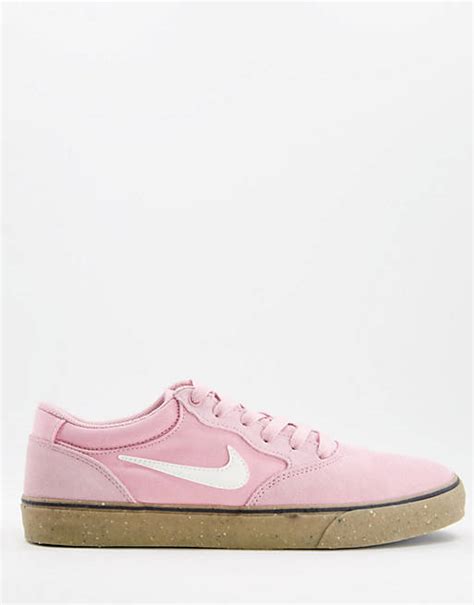 Nike – SB Chron 2 – Sneaker in Rosa mit Gummisohle 